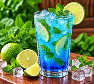 Blue sky mojito