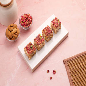 ROSE GULKAND BURFI
