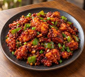 Chilli chicken [dry] [6 pieces]