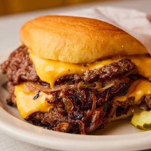Oklahoma Triple Smash Burger