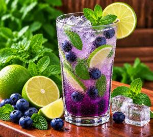 Blueberry mojito