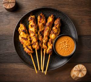 Chicken satay [6 pieces]