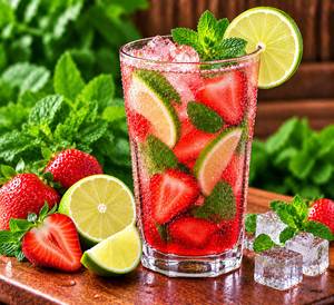 Strawberry mojito