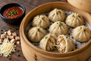 Chicken Cheese Momos