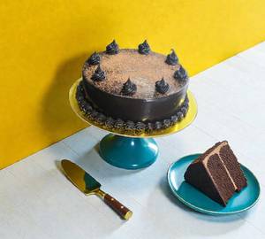 Eggless Layered Choco Truffle Cake