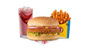 Jr Fried Chicken Burger Shake Meal