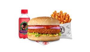 Bihari Gosht Mutton Burger Gulaabo Meal