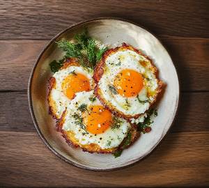 Half Fry Eggs (2 Pcs)