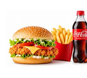 Chicken Burger + Fries + Coke
