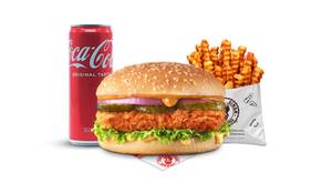 Big Crispy Chicken Burger Coke Meal