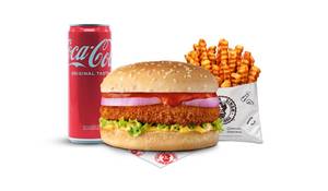 Bihari Gosht Mutton Burger Coke Meal