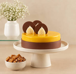 Eggless Butter Scotch cake