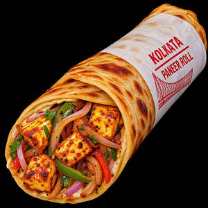 Kolkata Paneer Roll