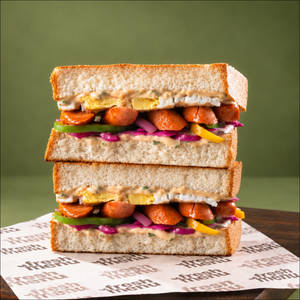 Spicy Sausage Egg Sando