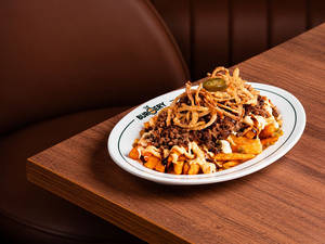 Beef Burgery Stacked Fries