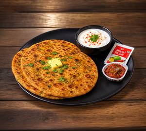 Masala Paratha 1Pcs With Dahi
