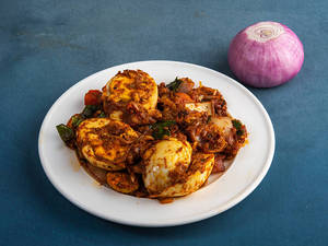 Egg Onion Fried (semi Gravy)