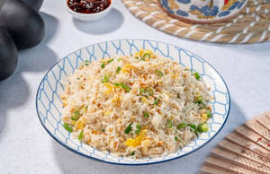 Veg Burnt Garlic Fried Rice