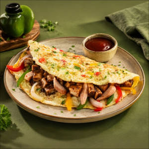 High Protein Chicken Omelette