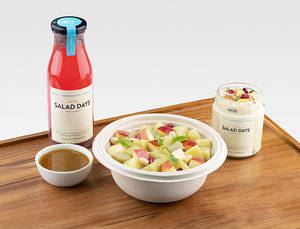 Sweet Potato & Apple Salad + Watermelon Juice + Mango Parfait Combo