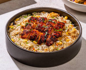 Peri Peri Chicken With Egg Corn Rice