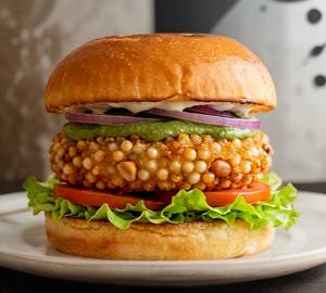 Sabudana Tikki Burger