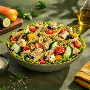 Pesto Chicken Pasta Salad