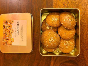 Almond Saffron Desi Ghee Cookies