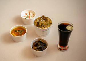 Mutton Donne Biryani Combo