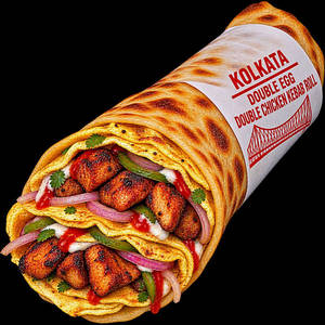Double Egg Double Chicken Roll