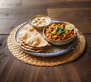 4 Roti+ Sabji