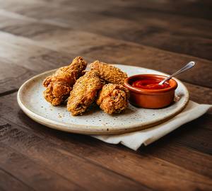 Crispy fried chicken wings [4 pieces]