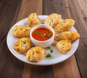 Veg Fried Momos 8-Pcs