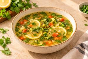 Lemon Cilantro Soup