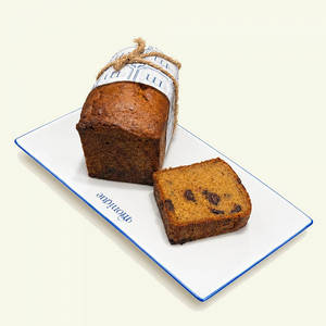 Banana & Chocolate Tea Cake Slice (vegan)