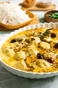 Kadhi Pakora with Samak Rice