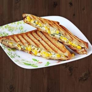 Cheese corn sandwich