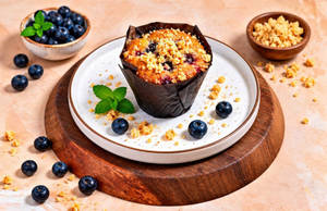 Blueberry Crumble Muffin