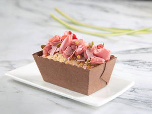Ruby Chocolate, Berries and Pumpkin Seed Cake
