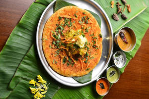 Open Butter Masala Dosa