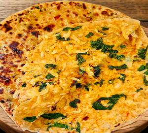Mooli Prantha (Big) With Butter & Pickle