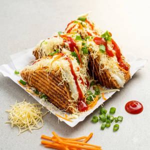 Veg. Masala Grilled Sandwich