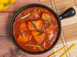 Chilli Paneer Gravy (no Onion, No Garlic Preparation )