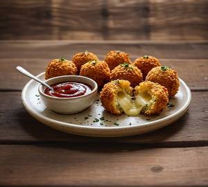 Crispy Potato And Cheese Balls (8 Pieces)