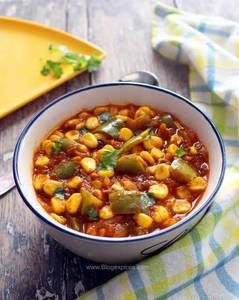 Corn Capsicum Masala