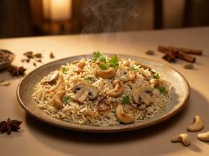 Kaju Mushroom Pulao