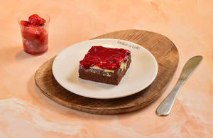 Strawberry Mascarpone Brownie