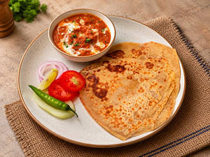 Paratha + Makhani Paneer