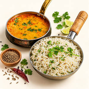Jeera Rice With Dal (1 Cup)