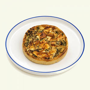 French Quiche(zucchini & Brie Cheese)